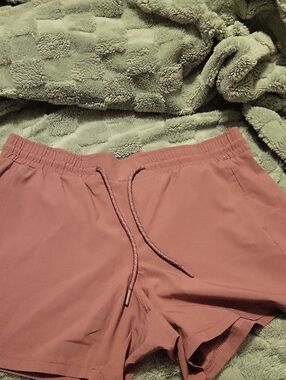 Avalanche Mauve/Pink Athletic Drawstring Shorts